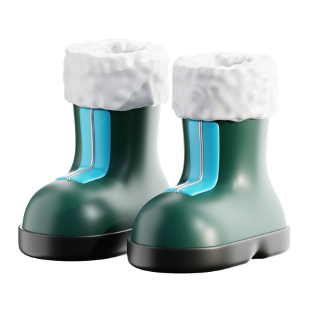 Bottes d'hiver  3D Icon