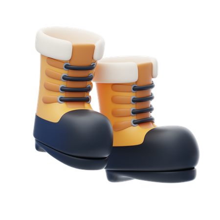 Bottes d'hiver  3D Icon