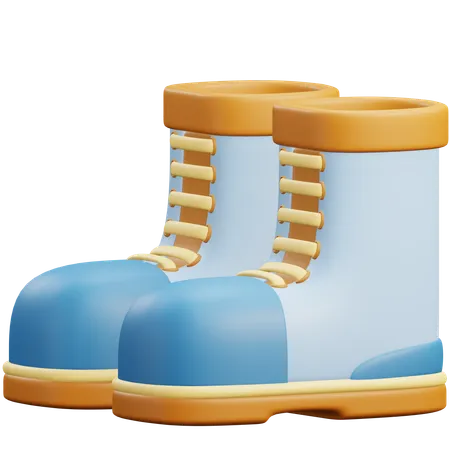 Bottes d'hiver  3D Icon