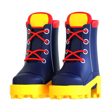 Bottes en caoutchouc  3D Icon