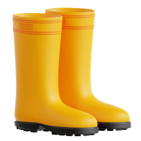 Bottes en caoutchouc  3D Icon