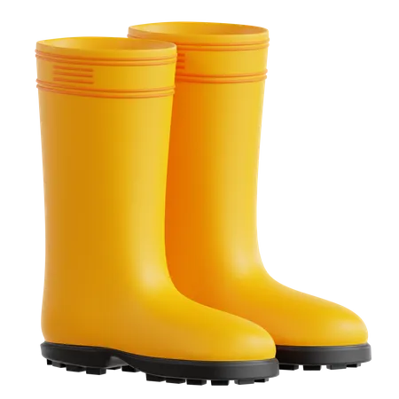 Bottes en caoutchouc  3D Icon