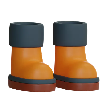 Bottes en caoutchouc  3D Icon