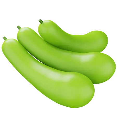 Bottle Gourd  3D Icon