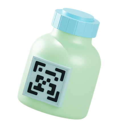 Bottle Medecine  3D Icon