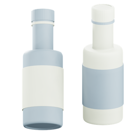 Bottle Mockup  3D Icon