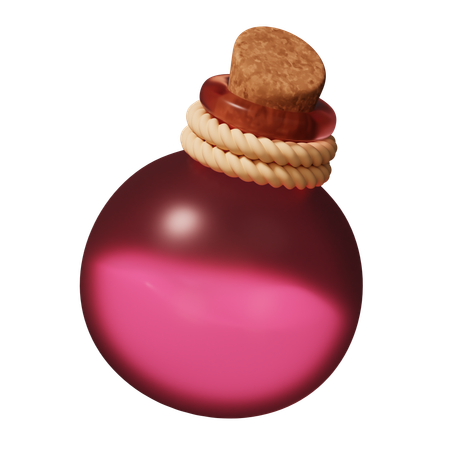 Bottle Of Potion  3D Icon