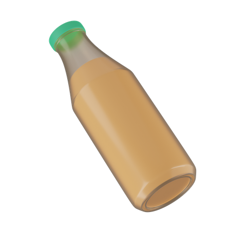 Bottle of yogurt  3D Icon