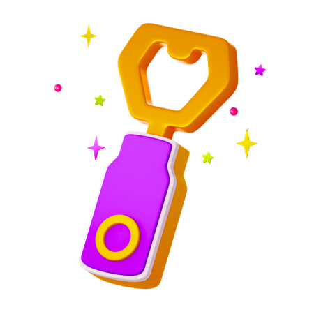 Bottle Opener  3D Icon