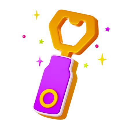 Bottle Opener  3D Icon