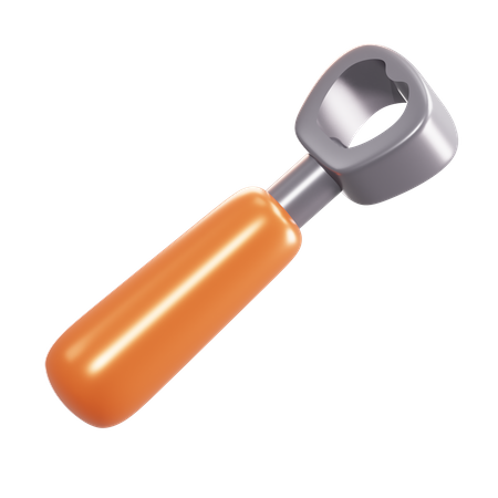 Bottle Opener  3D Illustration