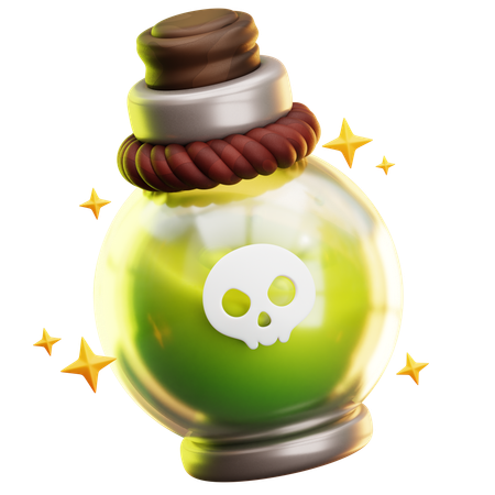 Bottle Poison  3D Icon