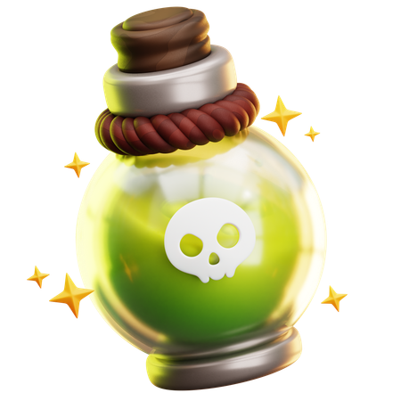 BOTTLE POISON  3D Icon