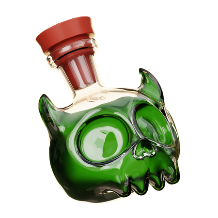 Bottle Poison  3D Icon