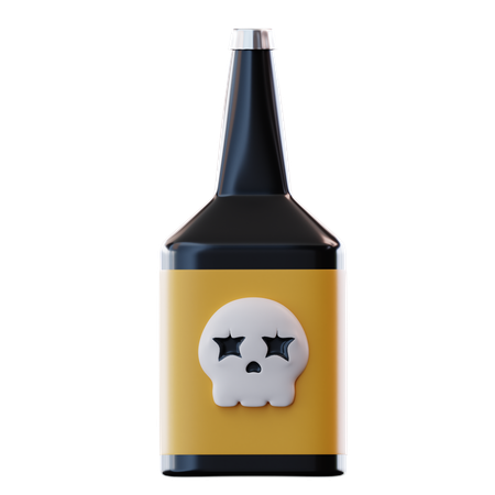 Bottled Beer  3D Icon