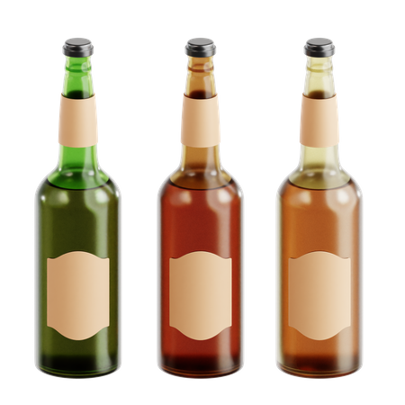 Bottles  3D Icon