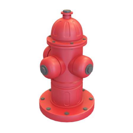 Bouche d'incendie  3D Illustration