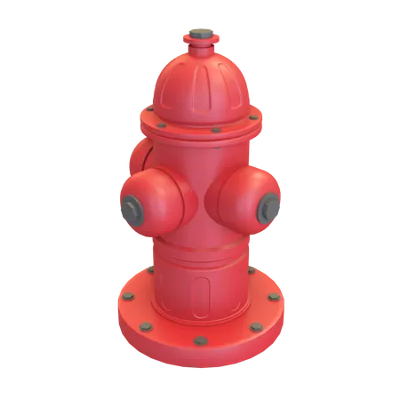 Bouche d'incendie  3D Illustration