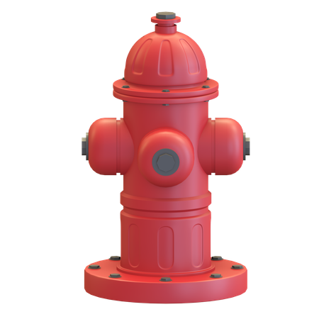 Bouche d'incendie  3D Illustration