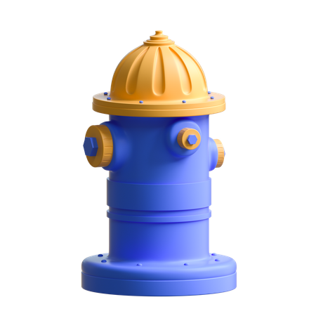 Bouche d'incendie  3D Illustration