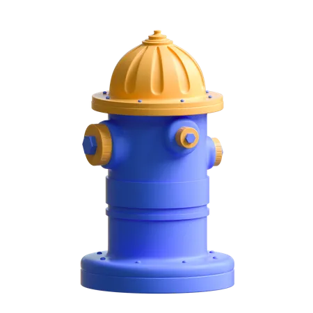 Bouche d'incendie  3D Illustration