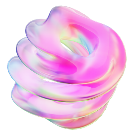 Forme abstraite de boucle  3D Icon