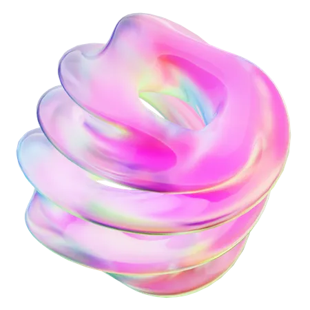 Forme abstraite de boucle  3D Icon