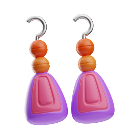 Des boucles d'oreilles  3D Icon