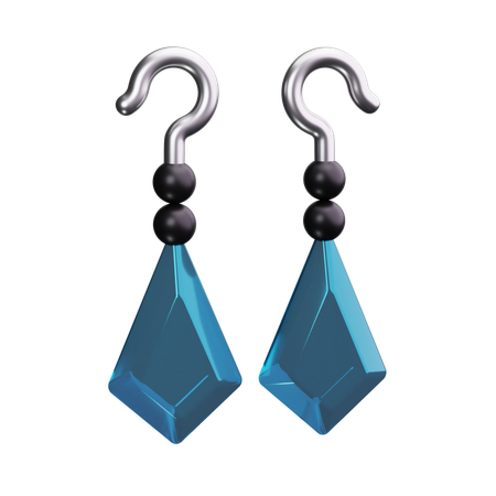 Des boucles d'oreilles  3D Icon