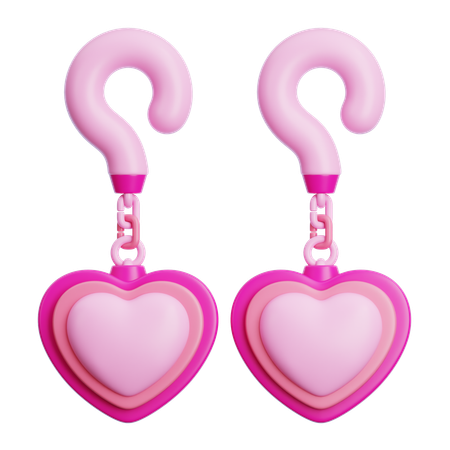 Boucles d'oreilles d'amour  3D Icon