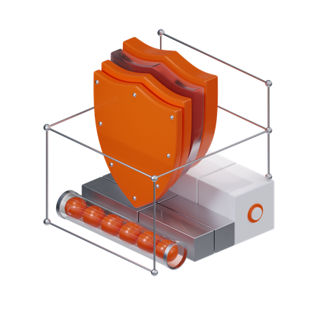 Bouclier  3D Icon