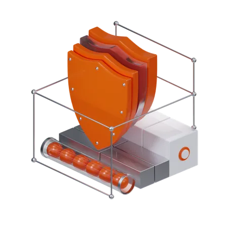 Bouclier  3D Icon