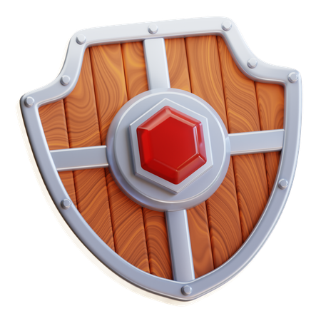 Bouclier  3D Icon