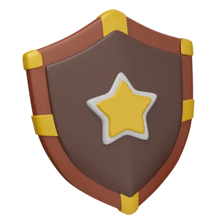 Bouclier  3D Icon