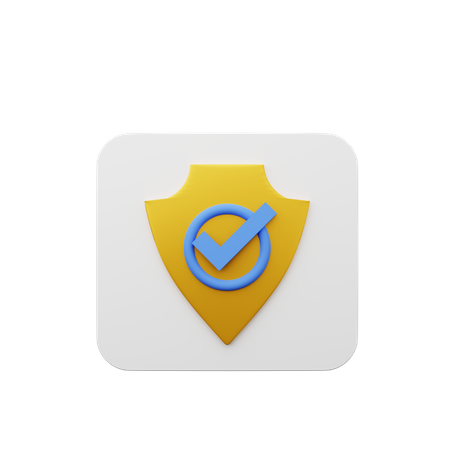 Bouclier  3D Icon