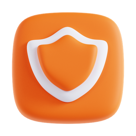 Bouclier  3D Icon