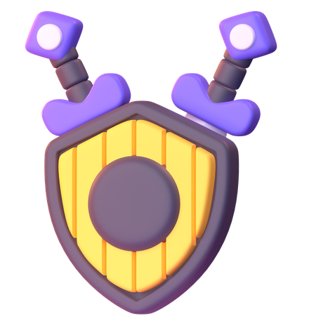 Bouclier  3D Icon