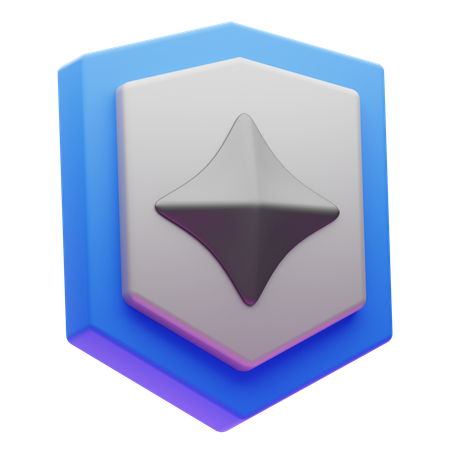 Bouclier  3D Icon