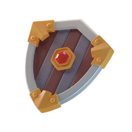 Bouclier  3D Icon