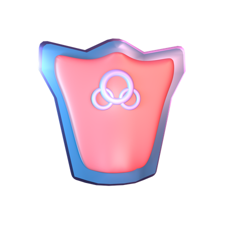 Bouclier  3D Icon