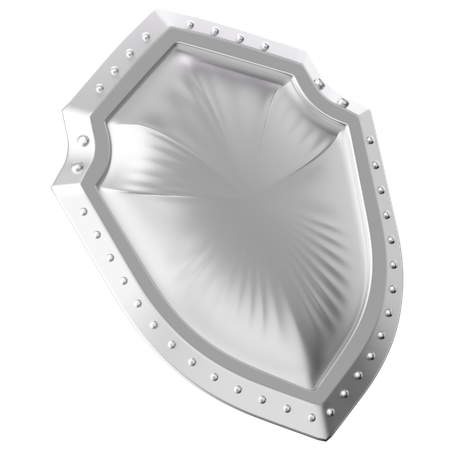 Bouclier d'argent  3D Icon