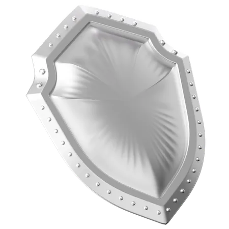 Bouclier d'argent  3D Icon