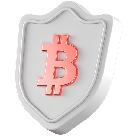 Bouclier BTC  3D Icon