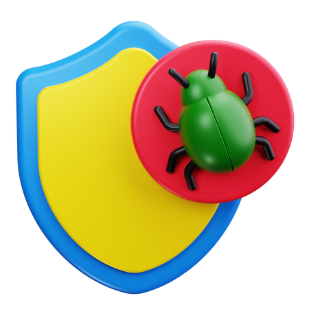 Bug de bouclier  3D Icon