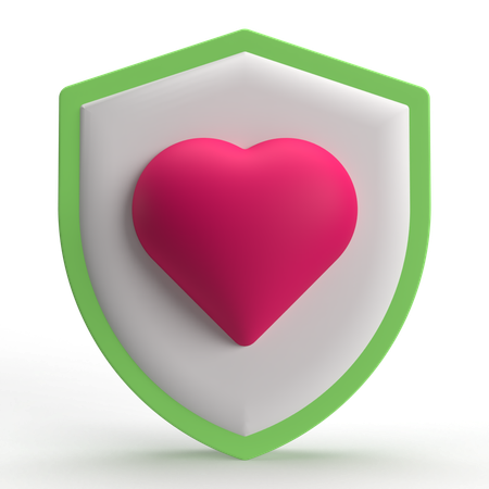 Bouclier d'amour  3D Icon