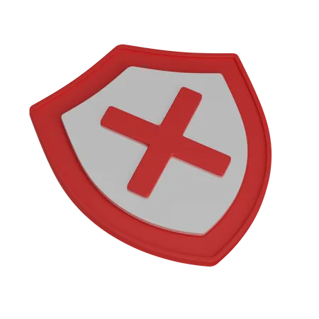 Bouclier dangereux  3D Icon