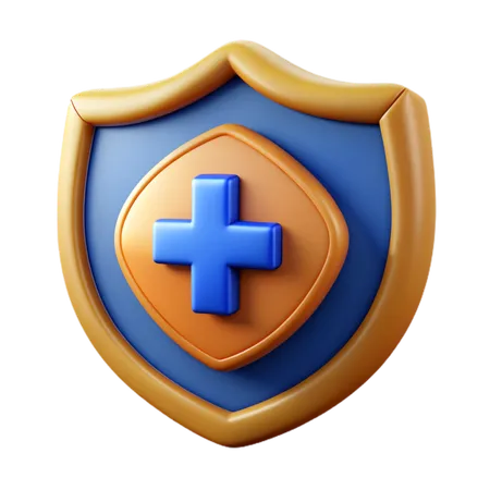 Bouclier d'assurance  3D Icon