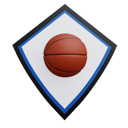 Bouclier de basket-ball  3D Icon