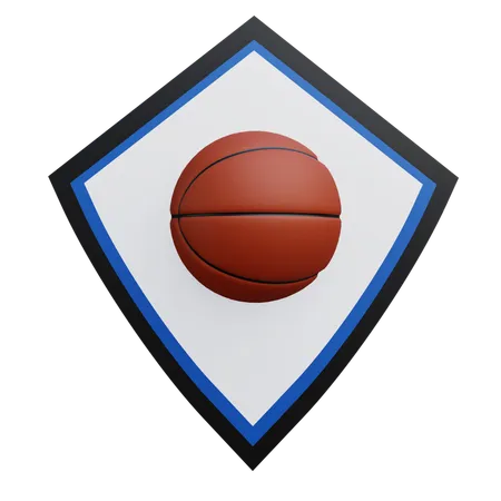 Bouclier de basket-ball  3D Icon