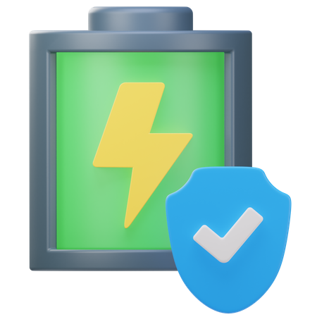 Bouclier de batterie  3D Icon